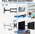 MOUNTUP Full Motion TV Monitor Wall Mount TV Bracket Swivels Tilts for Most 14-42 Inch LED LCD Flat Screen TVs/Monitors, Corner TV Mount with Articulating Arms, Max VESA 200x200mm up to 33lbs, MU0029